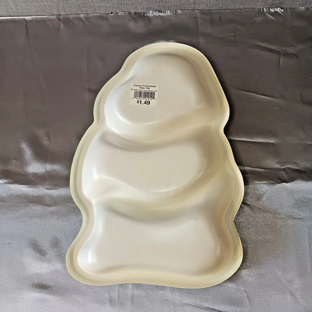 VTG‎ 90s Frankenstein Halloween Party Tray Cheryl Ann Johnson Spiders Retro Dish
